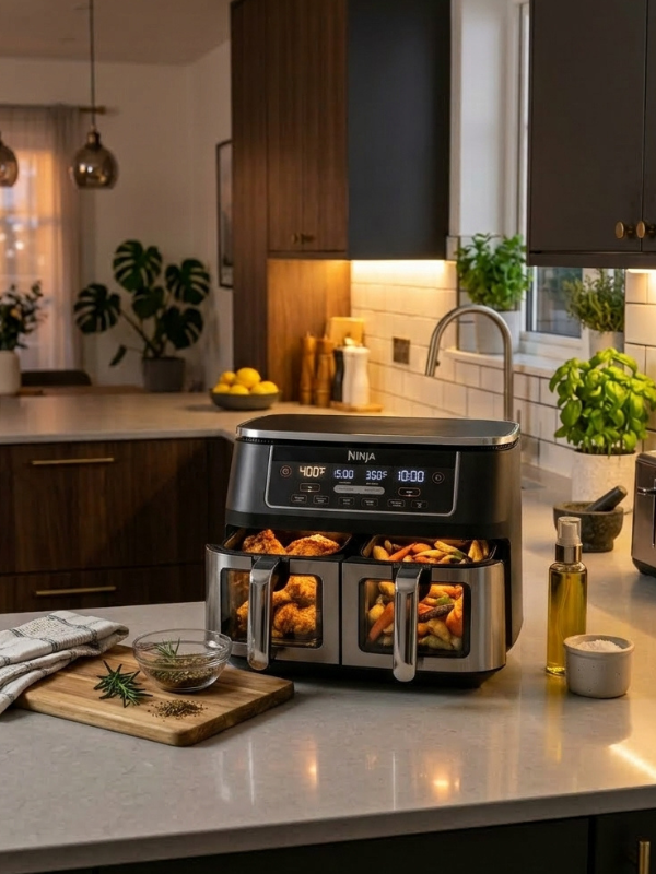 a bouble side air frier