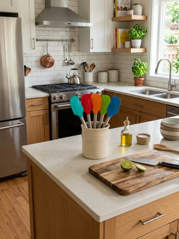 silicon spatula set