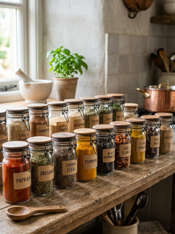 spice jars