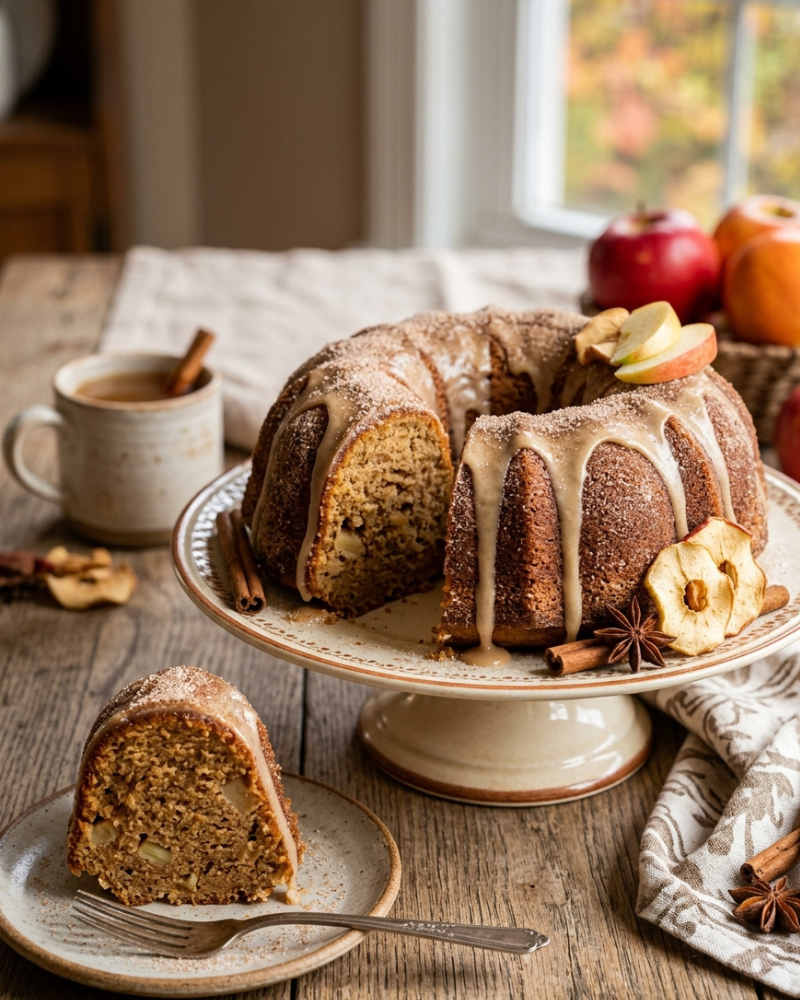 apple cider donut cake recipe