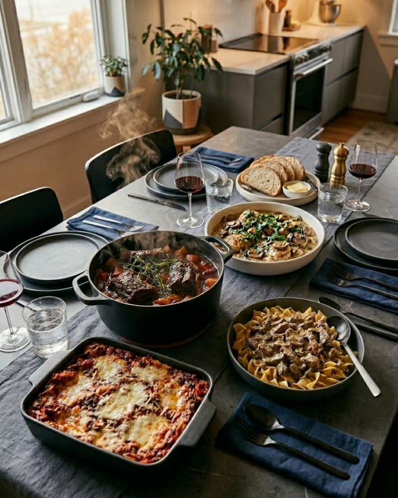 cozy dinner recipes: comfort meals for cozy evenings