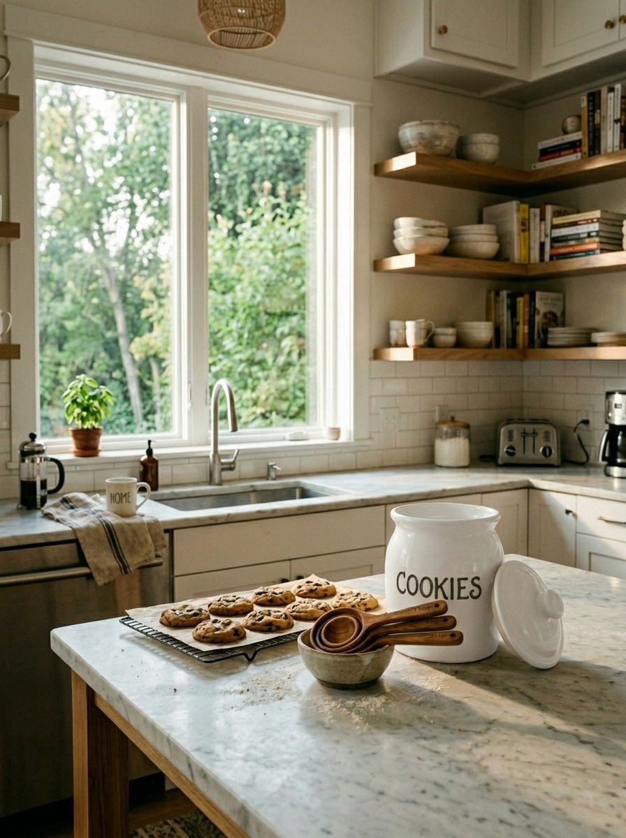 cozy weekend baking setup