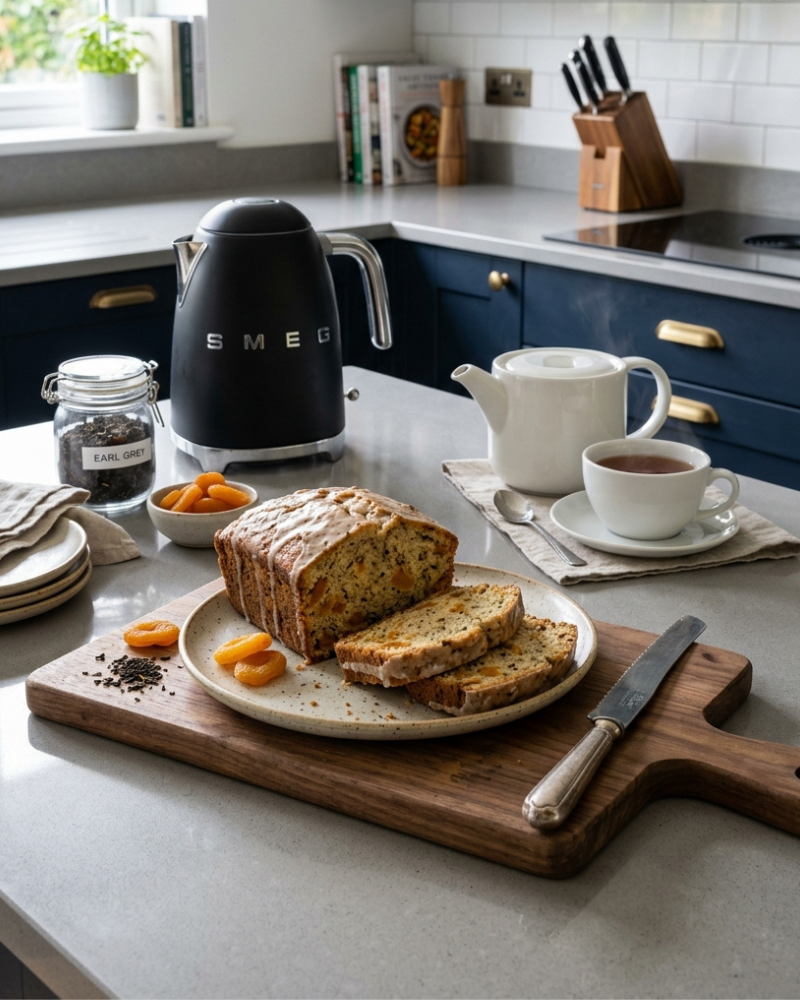apricot tea cake recipe: fruit loaf recipe