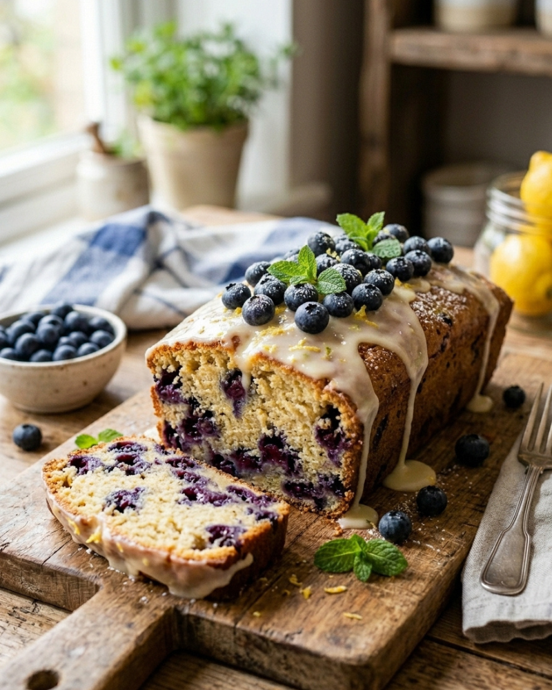 lemon blueberry loaf recipe